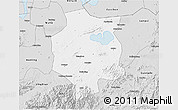 Silver Style 3D Map of Xuancheng