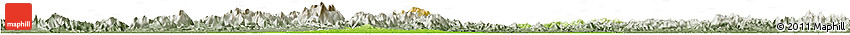 Physical Horizon Map of Xuancheng, semi-desaturated