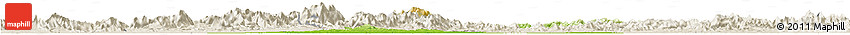 Physical Horizon Map of Xuancheng, shaded relief outside