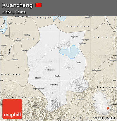 Classic Style Map of Xuancheng