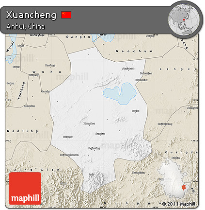 Classic Style Map of Xuancheng