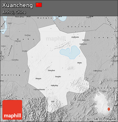 Gray Map of Xuancheng