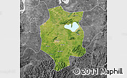 Satellite Map of Xuancheng, desaturated
