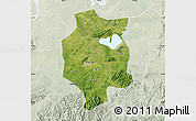 Satellite Map of Xuancheng, lighten