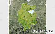Satellite Map of Xuancheng, semi-desaturated