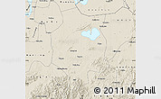 Shaded Relief Map of Xuancheng