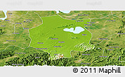 Physical Panoramic Map of Xuancheng, satellite outside