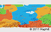Political Panoramic Map of Xuancheng