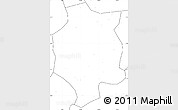 Blank Simple Map of Xuancheng, no labels