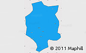 Political Simple Map of Xuancheng, cropped outside