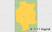 Savanna Style Simple Map of Xuancheng