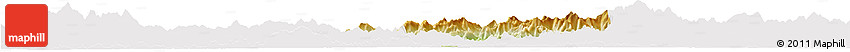 Physical Horizon Map of Yixian, cropped outside