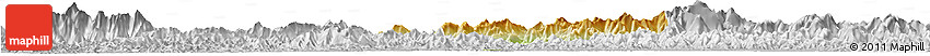 Physical Horizon Map of Yixian, lighten, desaturated