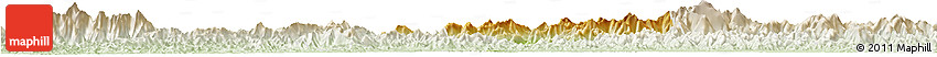 Physical Horizon Map of Yixian, lighten