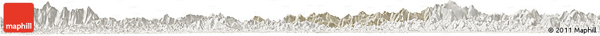 Shaded Relief Horizon Map of Yixian, lighten Shaded Relief Horizon Map of Yixian, lighten