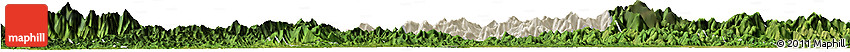 Shaded Relief Horizon Map of Yixian, satellite outside Shaded Relief Horizon Map of Yixian, satellite outside