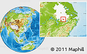 Physical Location Map of Yixian, highlighted parent region