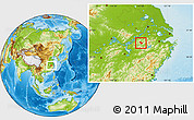 Physical Location Map of Yixian