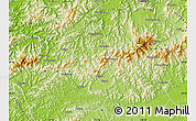Physical Map of Yixian