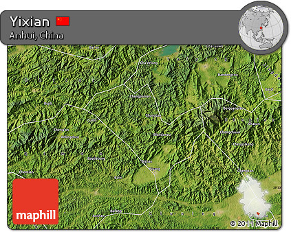 Satellite Map of Yixian