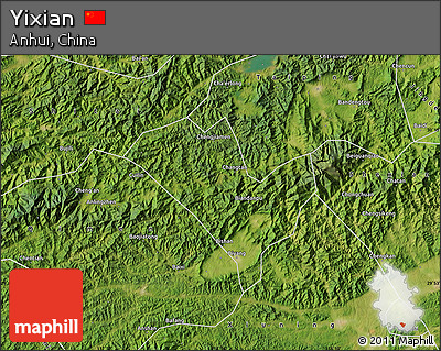 Satellite Map of Yixian