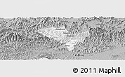 Gray Panoramic Map of Yixian