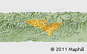 Savanna Style Panoramic Map of Yixian