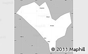 Gray Simple Map of Yixian