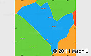 Political Simple Map of Yixian