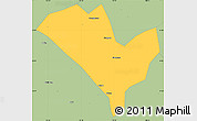 Savanna Style Simple Map of Yixian