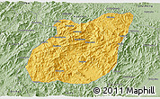 Savanna Style 3D Map of Yuexi