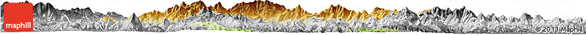Physical Horizon Map of Yuexi, desaturated