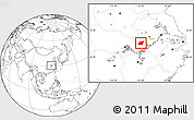 Blank Location Map of Yuexi
