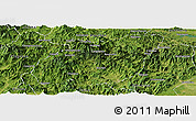 Satellite Panoramic Map of Yuexi