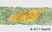 Savanna Style Panoramic Map of Yuexi