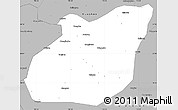 Gray Simple Map of Yuexi