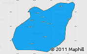 Political Simple Map of Yuexi, cropped outside