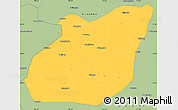Savanna Style Simple Map of Yuexi