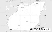 Silver Style Simple Map of Yuexi