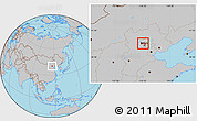Gray Location Map of Changping