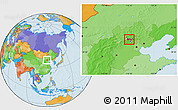 Political Location Map of Changping