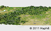 Satellite Panoramic Map of Changping