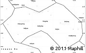 Blank Simple Map of Changping