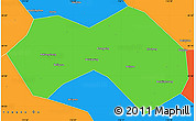 Political Simple Map of Changping