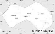 Silver Style Simple Map of Changping