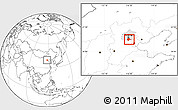 Blank Location Map of Daxing, highlighted parent region