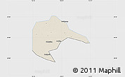 Shaded Relief Map of Daxing, single color outside