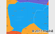 Political Simple Map of Miyun