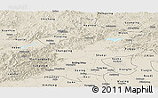 Shaded Relief Panoramic Map of Beijing