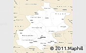 Classic Style Simple Map of Beijing